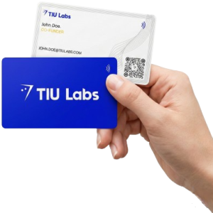 Tarjeta de Presentación Inteligente NFC TIU Card Essential Personalizable